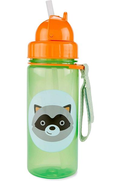 Skip Hop Drinking Raccoon with Straw