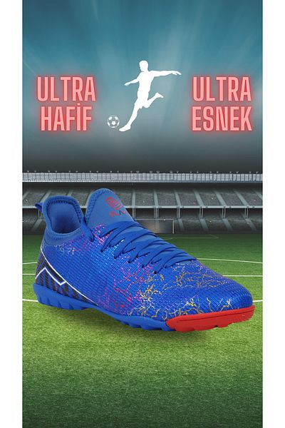 AYAKMOD Ayk-GH-241-129 Saks Unisex Παπούτσια Astroturf Field