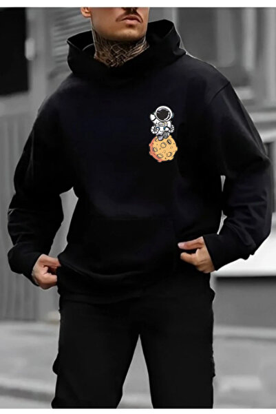 HOFFNUNG Little astronaut" Printed Oversize Sweatshirt