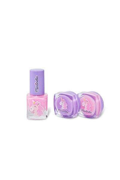 Martinelia Lıttle Unicorn Kız Çocuk Mini 3'lü Oje&Dudak Parlatıcısı Seti