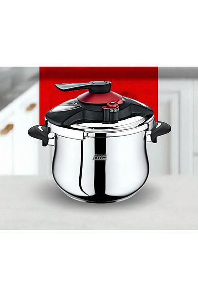 FMS Pressure Cooker 7 Lt Matic Red