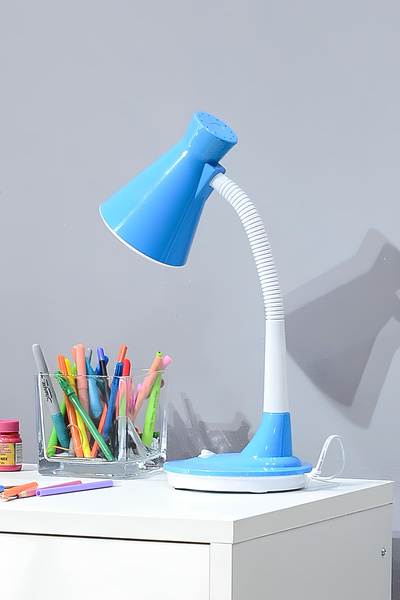 Ecuy Büyük Boy Akrobatik Masa Lambası - Kitap Okuma, Ders Çalışma Ve Gece Lambası, Max 10w Ampül