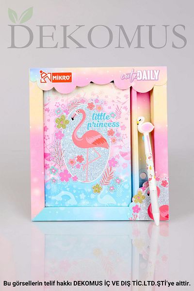 Mikro Dekomus Special Boxed Agenda and Gel Pen Set