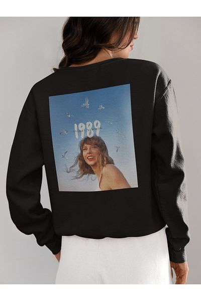 SEVBANO 1989 Taylor's Version Written Unisex Oversize Taylor Swift Singer Sweatshirt
