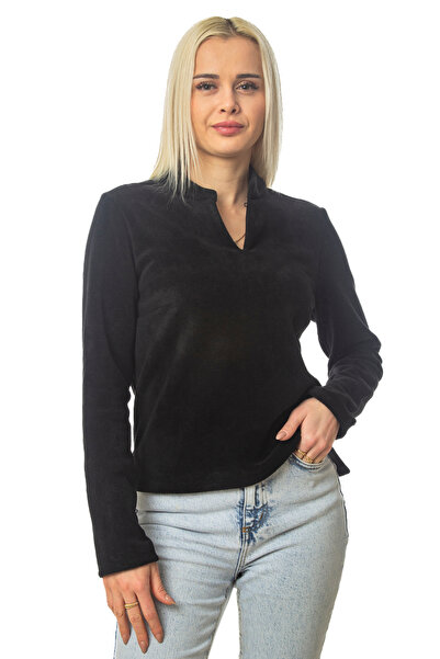 SPARKS.CO بلوزة صوف سوداء