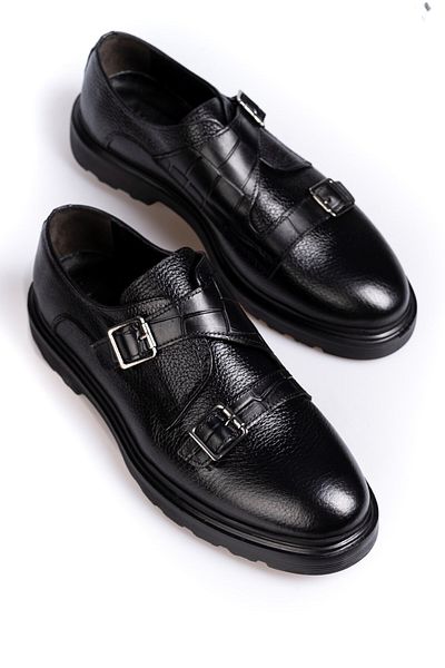 maximoda Pantofi pentru bărbați din piele naturală 100%, ușoare, cu talpă moale
