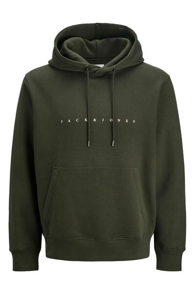 Jack & Jones Ανδρικό φούτερ με κουκούλα με ανάγλυφη στάμπα - Αστέρι