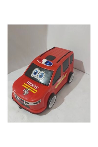 abnturk Büyük Boy Oyuncak İtfaiye Arabası 32Cm İtfaiye Aracı