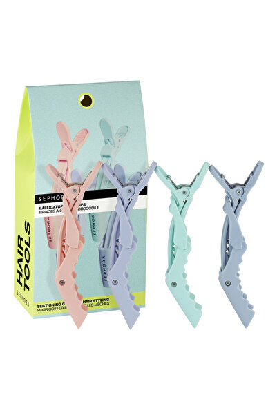 SEPHORA Timsah Saç Tokası Saç Şekillendirmek Ve Saç Tellerini Ayırmak İçin 4 Adet Aslbeauty