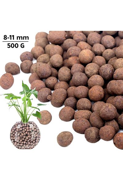 Generic كرات سيراميك لزراعة النباتات المائية 500 جرام 8-11 مم