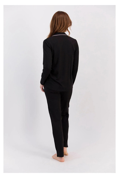 Pierre Cardin Front Buttoned 50% Modal 50% Cotton Pajama Set 7717