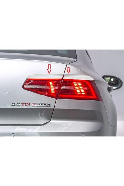 BTL OTOMOTİV مصدات صدمات كروم متوافقة مع باسات B8 موديل 2015 وما بعده، 4 قطع