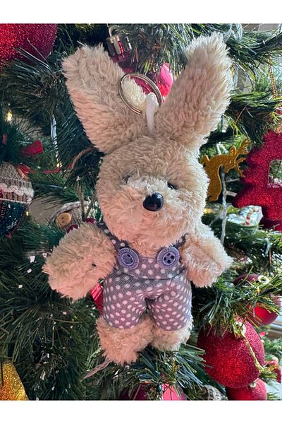 farist Plush Rabbit Keychain and Bag Ornament - Cute and Soft Plush Toy Keychain