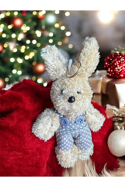 farist Plush Rabbit Keychain and Bag Ornament - Cute and Soft Plush Toy Keychain