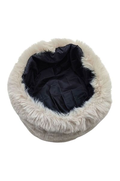 AXE SPORTSWEAR Russian Slavic Pullover Hat with Lined Faux Fur - Mongolian Eskimo Style Plush Heart