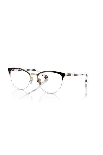 Vogue Woman Oval Eyeglasses- Vo 4304 - Lense Size:51mm - Top Black/pale Gold