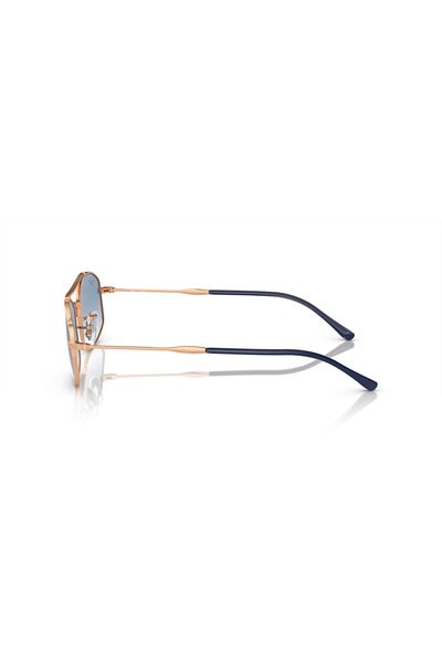 Ray-Ban Ray Ban Unisex Oval Sunglasses- Rb 3719 - Lense Size:54mm - Rose Gold