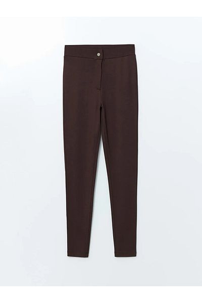 LC Waikiki Lcw Vision Brown Skinny Fit Women's Leggings Pants