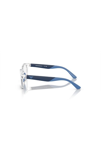 Emporio Armani Kids Man Pillow Eyeglasses- Ea 3001 - Lense Size:49mm - Shiny Crystal