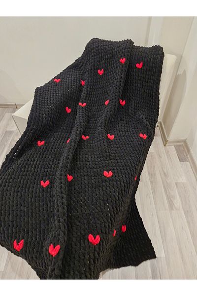 ALPJOY Alpjoyy Puffy Heart Tv Blanket 130X170Cm