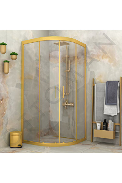 Marka ALTIN PROFİL ŞEFFAF CAM OVAL DUŞAKABİN 5mm h:190