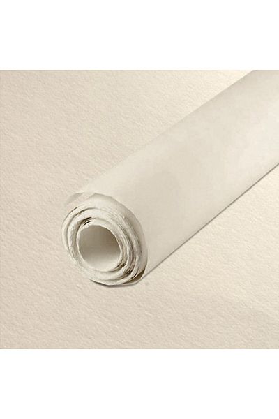 Fabriano Traditional White 100% Cotton 100% Diamond Paper 300 Gr 14X10 Meter Roll Hot Bondedfor Cooktop Tray Side