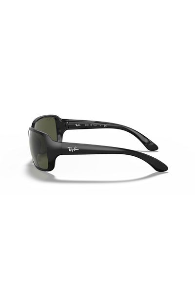 Ray-Ban نظارة شمسية راي بان مربعة للنساء Rb4068 - Rb 4068 - مقاس العدسة: 60 مم - أسود