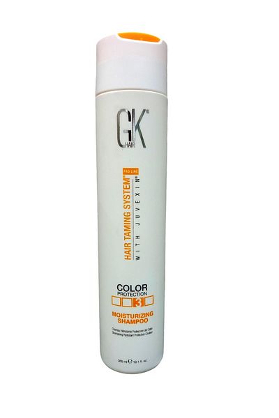 GK HAIR Moisturizing Shampoo for Colored, Dry, Stubborn, Coarse and Curly Hair - 300ml