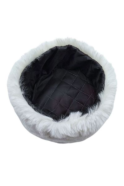 AXE SPORTSWEAR Russian Slavic Pullover Hat with Lined Faux Fur - Mongolian Eskimo Style Plush Heart