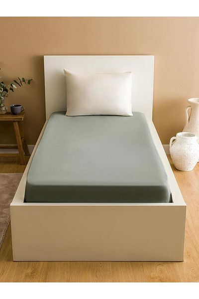LC Waikiki LCW HOME Απλό Βαμβακερό Μονό Εφαρμοσμένο Σεντόνι