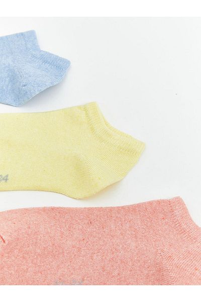 LC Waikiki New Season Basic Girls' Booties Socks 3-Piece - S5Jp72Z4