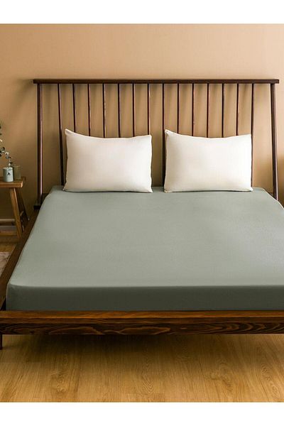 LC Waikiki Σετ σεντόνια διπλού κρεβατιού LCW HOME Βαμβακερά ελαστικά
