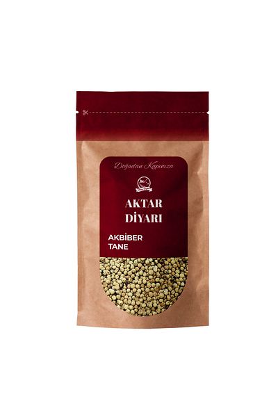 Aktar Diyarı 1 kg White Black Pepper Grain - 1 Ci Grade Akbiber