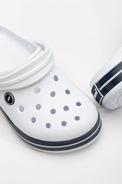 PLN SHOES Daily Unisex White Sabo Doctor Nurse Hospital Chef Cross Water Resistant Slippers and House Slippers