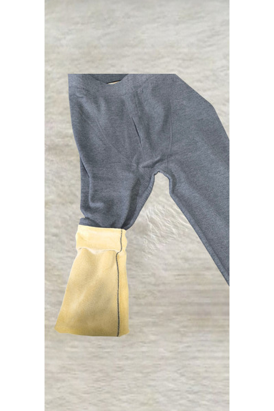 ankays Warm Underwear with Fur Inside Leggings Thermal Inner Wool Leggings Pajamas