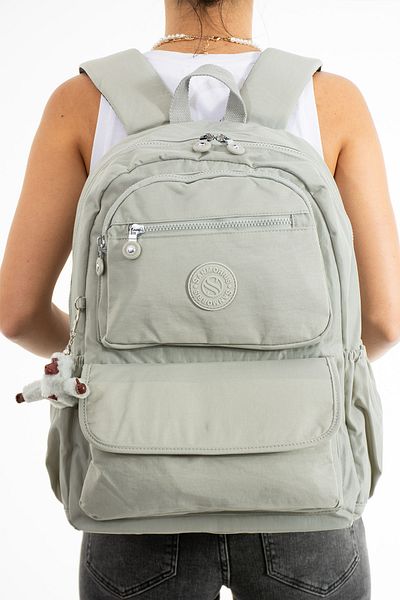 YOGII Μοντέλο Gones Unisex Αδιάβροχο ύφασμα με θήκη για φορητό υπολογιστή Μεγάλο σχολικό σακίδιο ταξιδιού