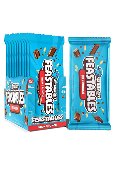 SEZAR GROUP Feastables MrBeast Milk Chocolate Crunch Bar