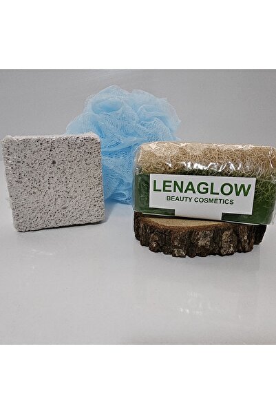 Glow Aloe Vera Özlü Kabak Lifli Sabun + Banyo Lifi + Topuk Taşı Ferahlatıcı B...