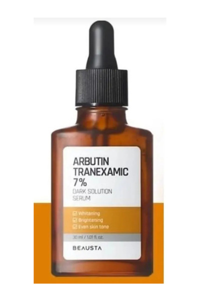 BEAUSTA Arbutin Tranexamic %7 Dark Solution Serum – Leke Karşıtı, Cilt Tonu Eşitleyici Ve Aydınlatıcı Serum