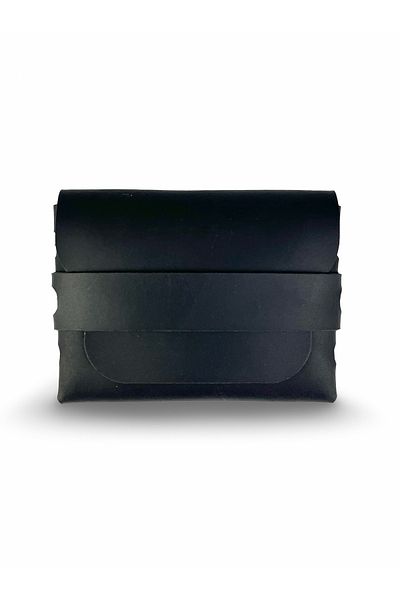 Mess collection Genuine Leather Snap-Fit Horizontal Card Holder, Credit Card Wallet, Men's & Women's Minimalist Card Holder