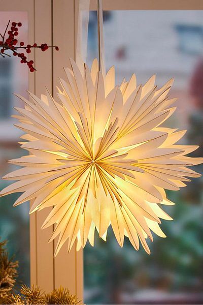 Tchibo Led Paper Star, White