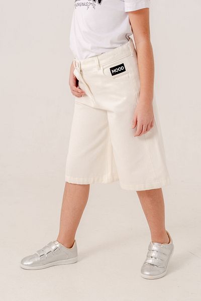 GİYİCEM TEKSTİL Girl's Bermuda Linen Shorts 2877