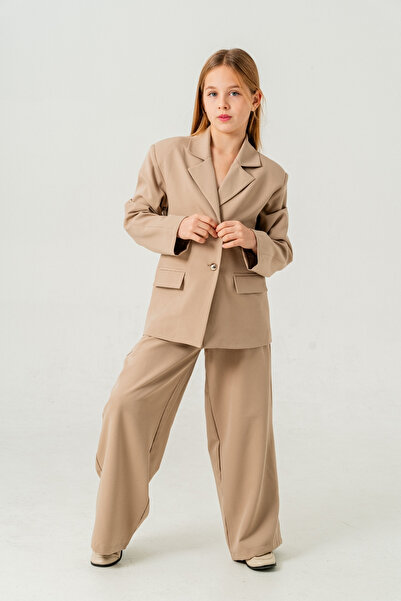 GİYİCEM TEKSTİL Kız Çocuk Blazer Ceket 1902