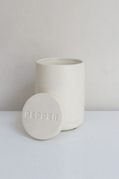 Ghogol Home Bole Countertop Concrete Pepper Shakers - Spice Rack