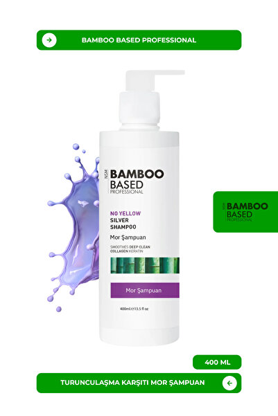 Bamboo Based Professional Turunculaşma Karşıtı Mor Şampuan 400ml
