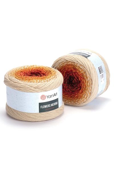 Yarnart Flowers Merıno - Μαρμάρινο Χειροποίητο Πλεκτό Νήμα Ebruli-542
