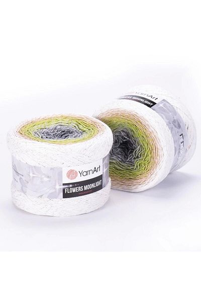 Yarnart Flowers Moonlight - Glittery, Marbled Hand Knitted Marbled-3274