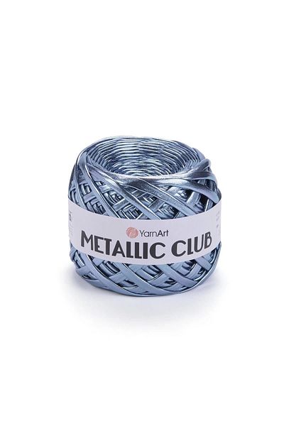Yarnart METALLIC CLUB - Ață de tricotat 8117-ALBASTRU PLUMB