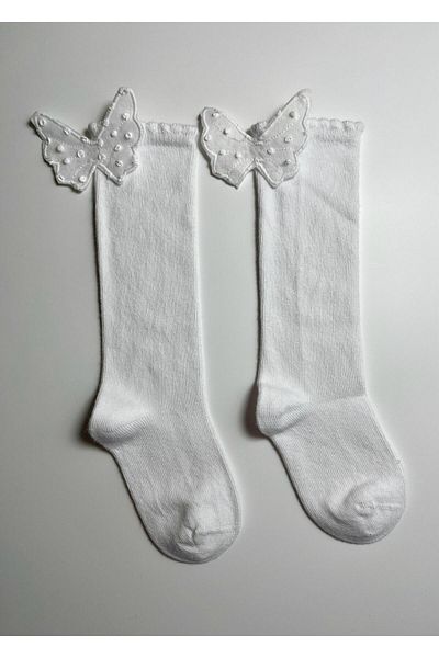 Rumon Cotton Baby Socks with Butterfly Accessories