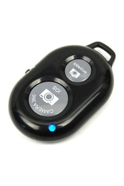 Miomi Bluetooth Uzaktan Kumanda, Pilli Tüm Telefonlara Uyumlu Kolay Video, Selfie Ve Fotoğraf Çekme Siyah